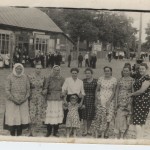 50-е годы, Лясковичи Петриковский район, возле магазина(18retro)