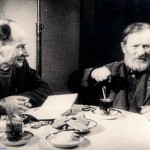 Встреча Деда Талаша с Якубом Колосом, январь 1943 года г. Москва (27retro)