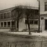 Фото здания ресторана в Петрикове в 70-е (90retro)