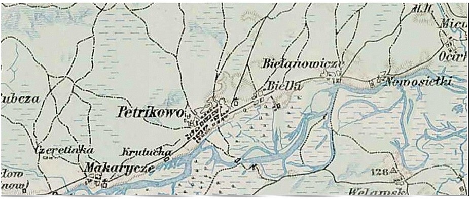 карта Петрикова